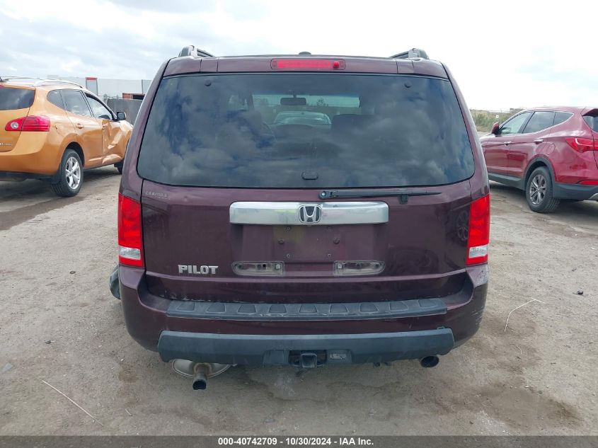 2011 Honda Pilot Ex-L VIN: 5FNYF3H59BB040777 Lot: 40742709