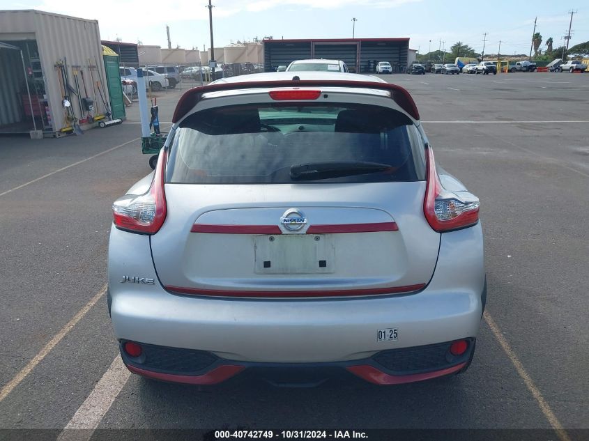 2015 Nissan Juke S VIN: JN8AF5MR4FT502658 Lot: 40742749