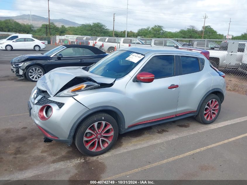 2015 Nissan Juke S VIN: JN8AF5MR4FT502658 Lot: 40742749