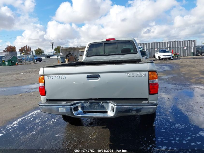 2004 Toyota Tacoma Prerunner V6 VIN: 5TESN92N94Z318390 Lot: 40742752