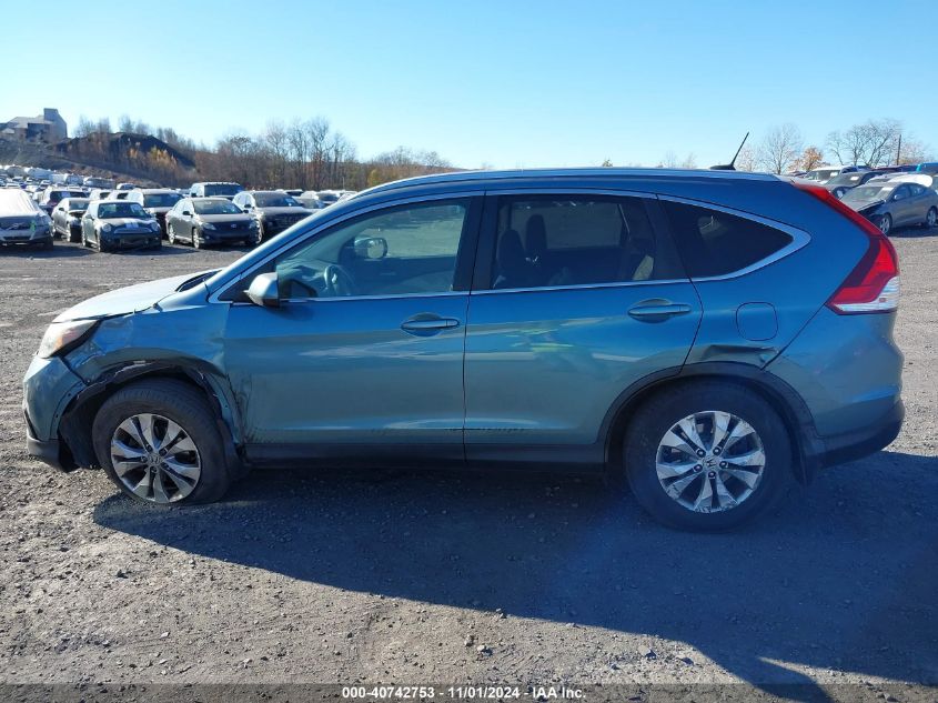 2013 Honda Cr-V Ex-L VIN: 5J6RM4H70DL025998 Lot: 40742753