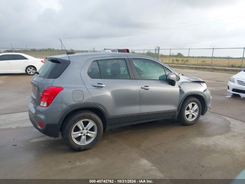 2020 Chevrolet Trax Fwd Ls VIN: 3GNCJKSB8LL186020 Lot: 40742762