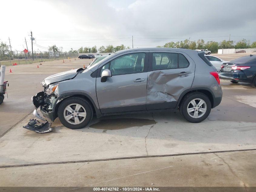 2020 Chevrolet Trax Fwd Ls VIN: 3GNCJKSB8LL186020 Lot: 40742762