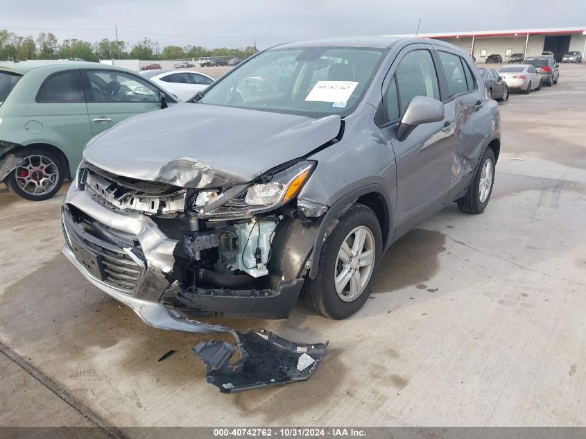 2020 Chevrolet Trax Fwd Ls VIN: 3GNCJKSB8LL186020 Lot: 40742762