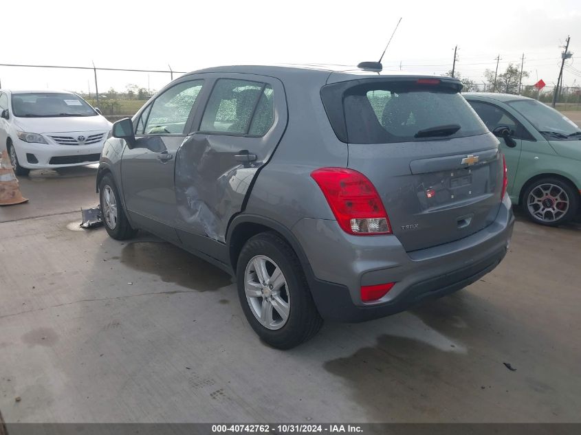 2020 Chevrolet Trax Fwd Ls VIN: 3GNCJKSB8LL186020 Lot: 40742762