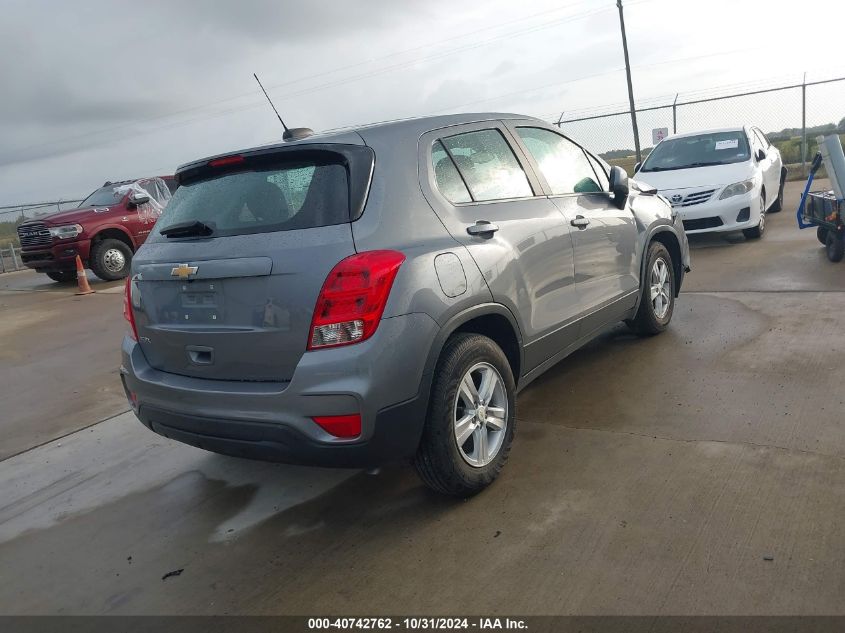 2020 Chevrolet Trax Fwd Ls VIN: 3GNCJKSB8LL186020 Lot: 40742762