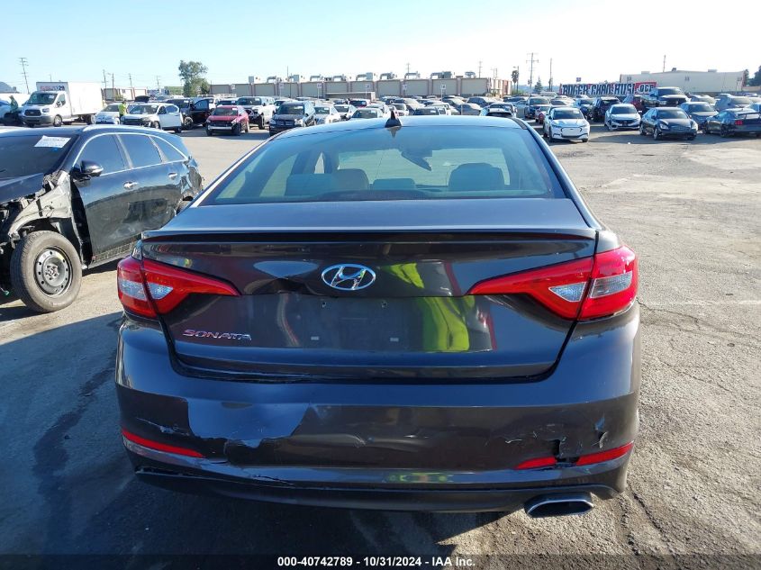 2015 Hyundai Sonata Se VIN: 5NPE24AF7FH199800 Lot: 40742789