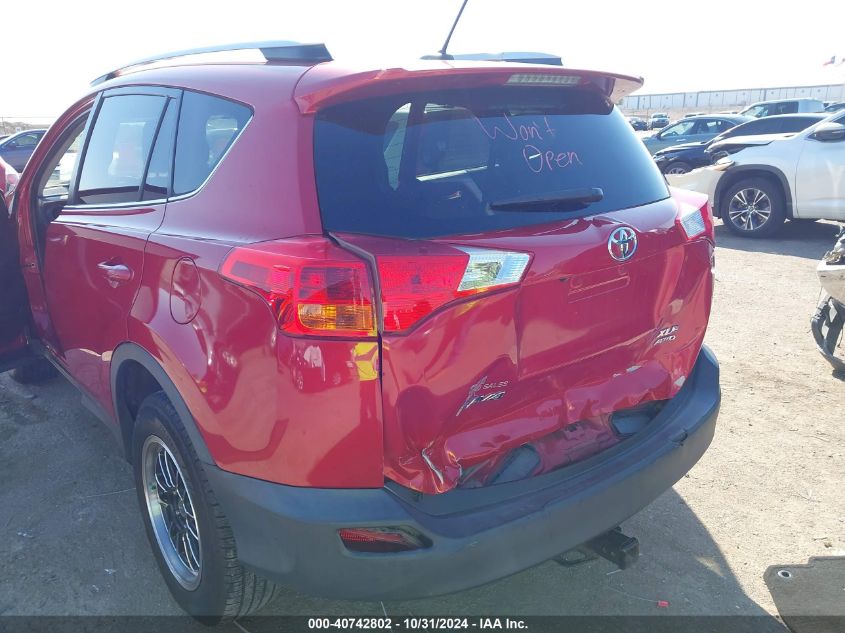 2015 Toyota Rav4 Xle VIN: 2T3RFREV7FW344332 Lot: 40742802