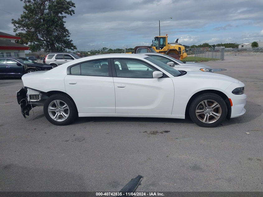 2022 Dodge Charger Sxt Rwd VIN: 2C3CDXBG6NH255456 Lot: 40742835