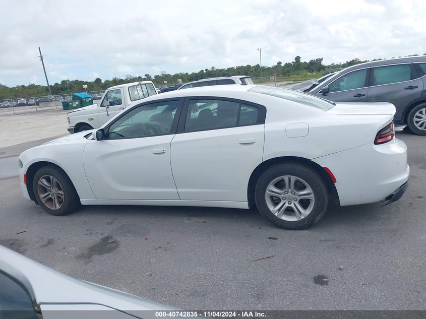 2022 Dodge Charger Sxt Rwd VIN: 2C3CDXBG6NH255456 Lot: 40742835