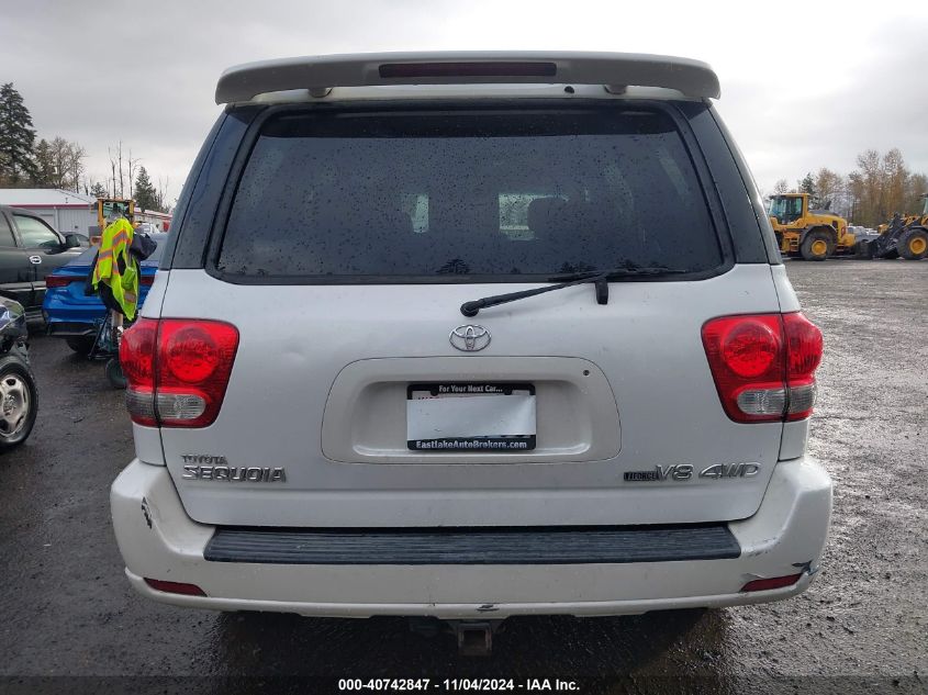 2006 Toyota Sequoia Limited V8 VIN: 5TDBT48A66S271476 Lot: 40742847