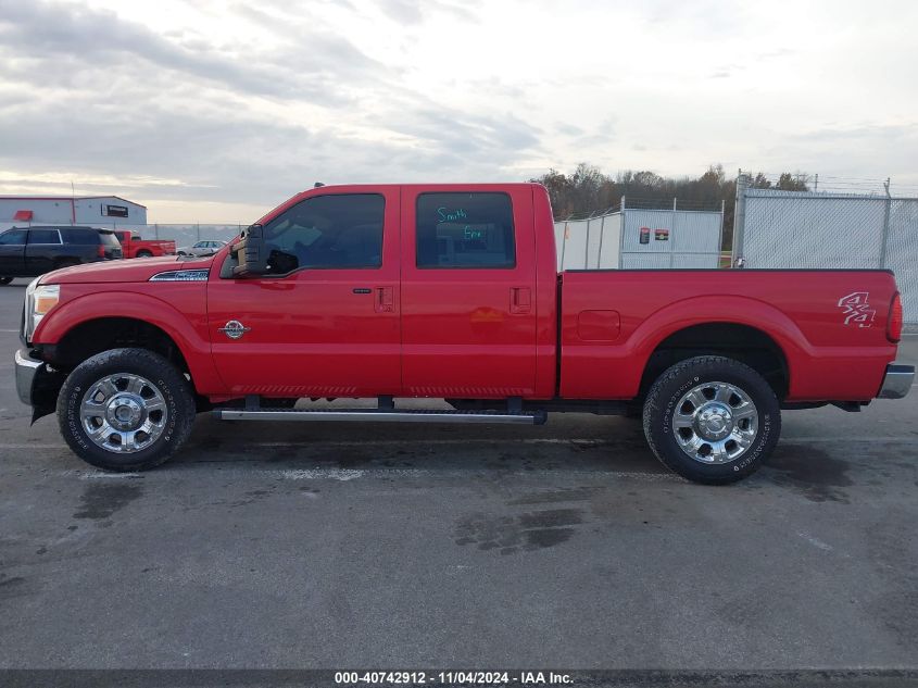 2013 Ford F-250 Lariat VIN: 1FT7W2BT3DEA02575 Lot: 40742912