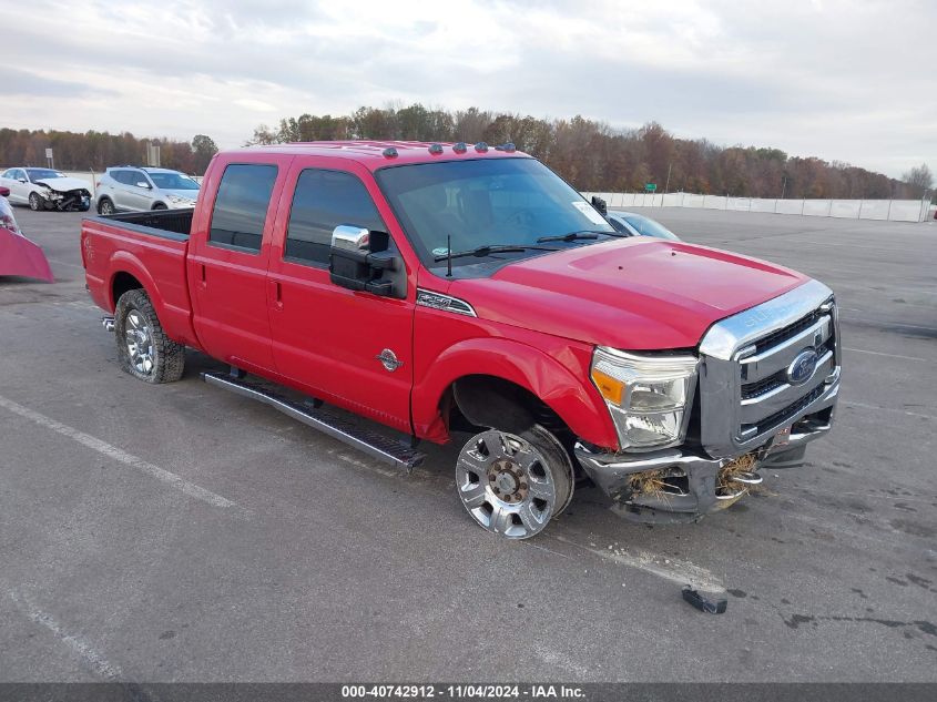 2013 Ford F-250 Lariat VIN: 1FT7W2BT3DEA02575 Lot: 40742912