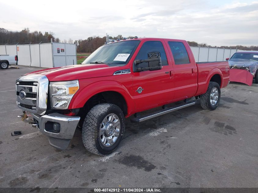 2013 Ford F-250 Lariat VIN: 1FT7W2BT3DEA02575 Lot: 40742912