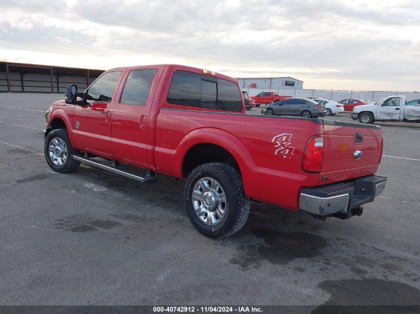 2013 Ford F-250 Lariat VIN: 1FT7W2BT3DEA02575 Lot: 40742912