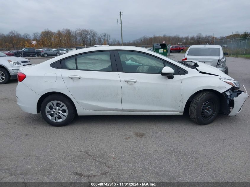 2019 Chevrolet Cruze Ls VIN: 1G1BC5SM3K7150863 Lot: 40742913