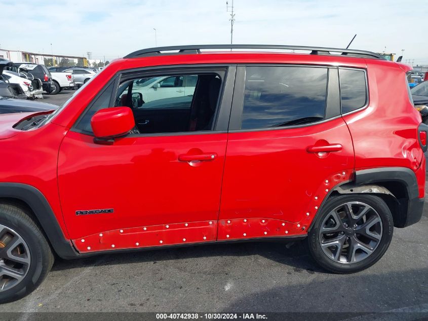 2017 Jeep Renegade Latitude Fwd VIN: ZACCJABB3HPG48145 Lot: 40742938