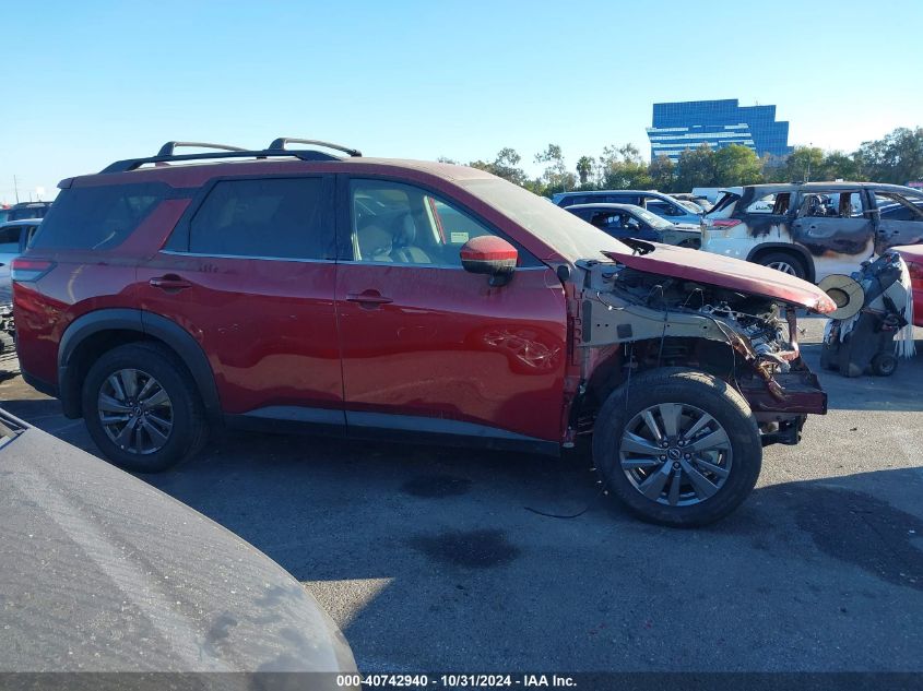 2024 Nissan Pathfinder Sv Fwd VIN: 5N1DR3BA5RC274851 Lot: 40742940