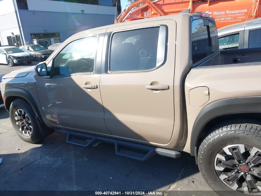 2023 Nissan Frontier Pro-X 4X2 VIN: 1N6ED1EJ4PN646122 Lot: 40742941