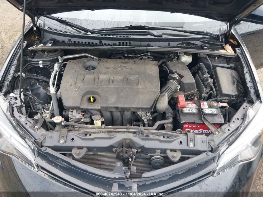 VIN 2T1BURHE1KC164187 2019 TOYOTA COROLLA LE