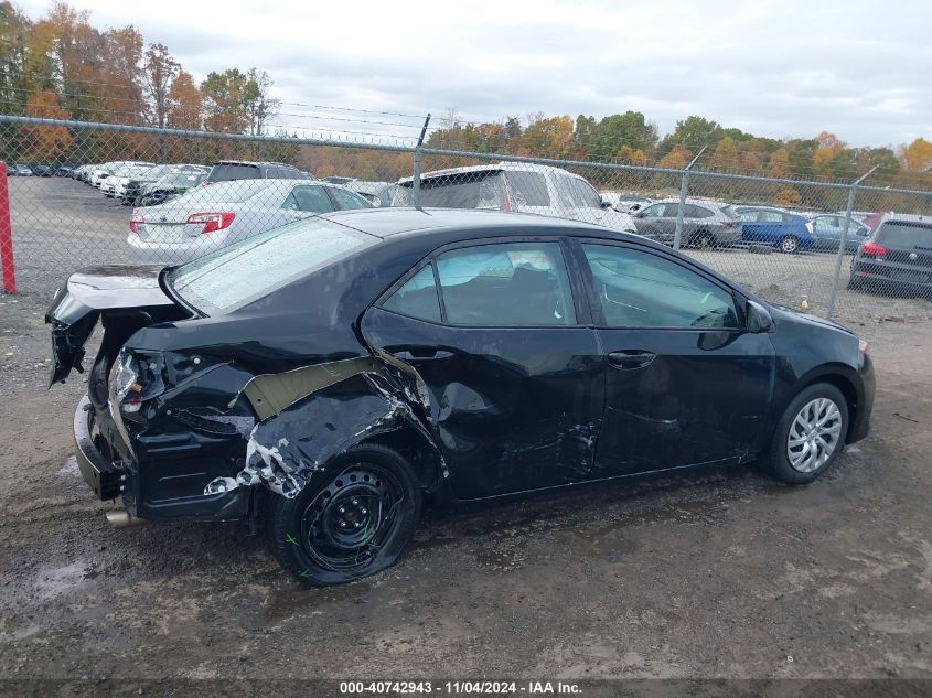 2019 Toyota Corolla Le VIN: 2T1BURHE1KC164187 Lot: 40742943