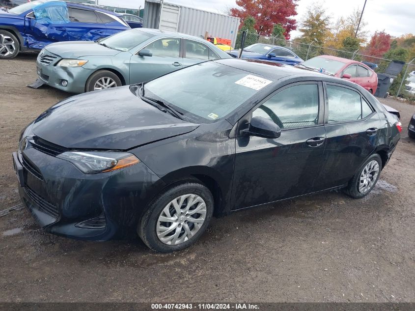 VIN 2T1BURHE1KC164187 2019 TOYOTA COROLLA LE