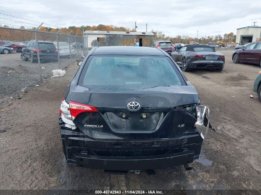 VIN 2T1BURHE1KC164187 2019 TOYOTA COROLLA LE