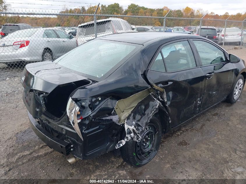 VIN 2T1BURHE1KC164187 2019 TOYOTA COROLLA LE