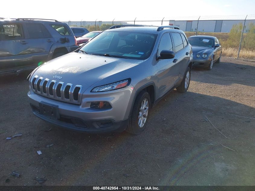 VIN 1C4PJLAB5FW684241 2015 Jeep Cherokee, Sport no.2