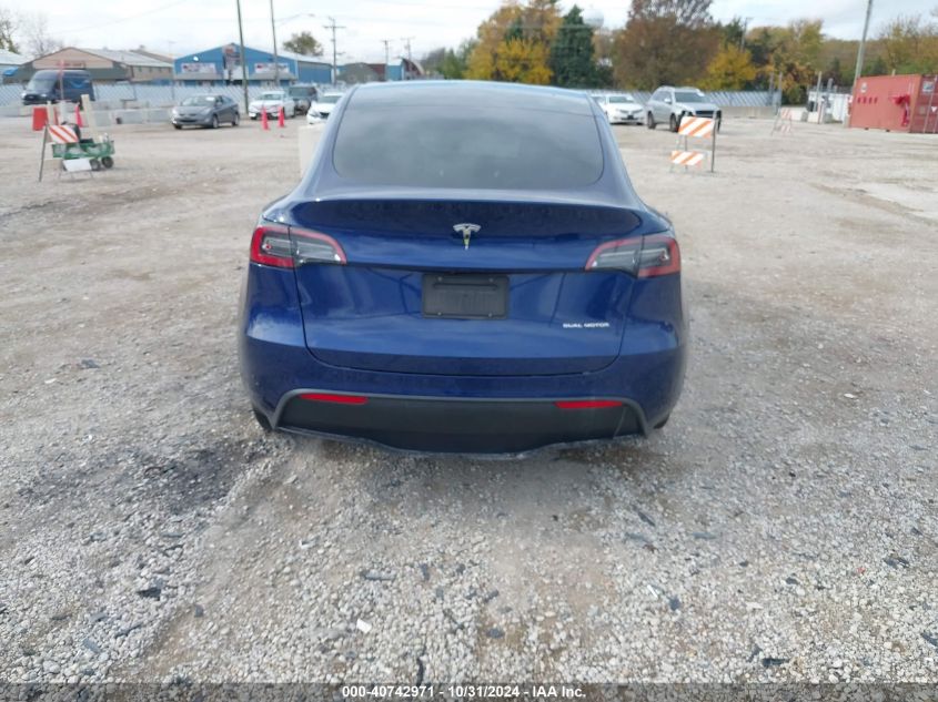 2021 TESLA MODEL Y LONG RANGE DUAL MOTOR ALL-WHEEL DRIVE - 5YJYGDEE3MF210478