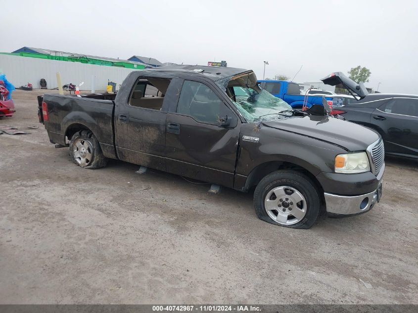 2007 Ford F-150 Xlt VIN: 1FTRW12W47KB56182 Lot: 40742987