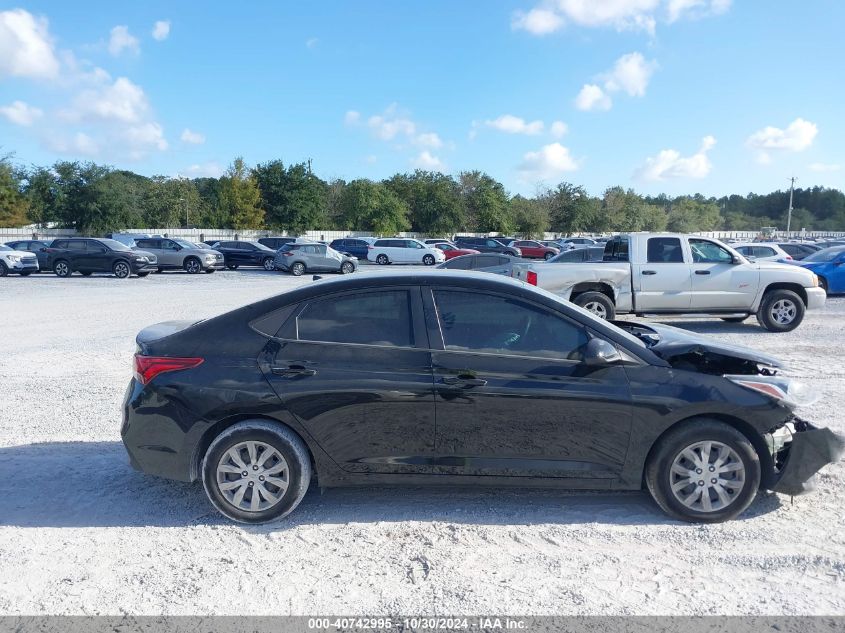 2022 Hyundai Accent Se VIN: 3KPC24A67NE182201 Lot: 40742995