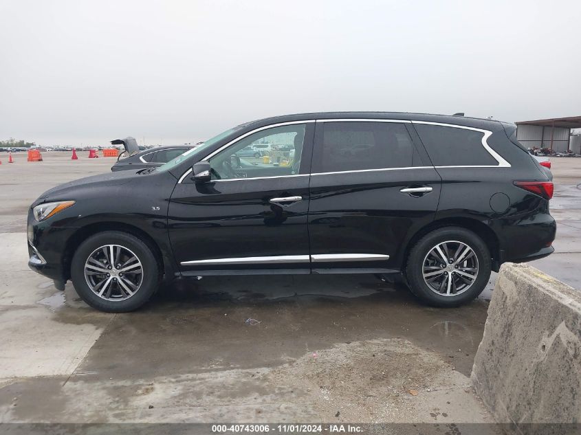 2019 Infiniti Qx60 Pure VIN: 5N1DL0MM6KC531352 Lot: 40743006