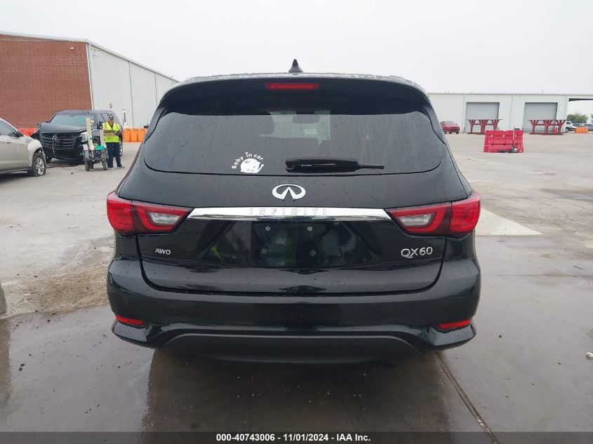 2019 Infiniti Qx60 Pure VIN: 5N1DL0MM6KC531352 Lot: 40743006