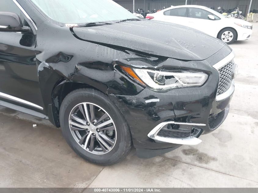 2019 Infiniti Qx60 Pure VIN: 5N1DL0MM6KC531352 Lot: 40743006