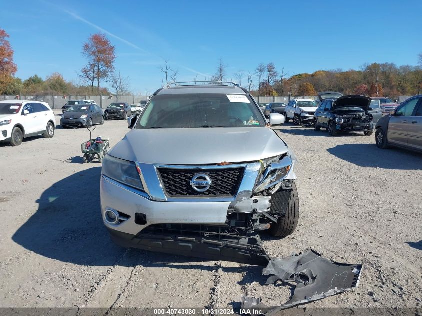 2015 Nissan Pathfinder Sl VIN: 5N1AR2MM7FC671767 Lot: 40743030