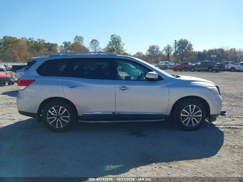 2015 Nissan Pathfinder Sl VIN: 5N1AR2MM7FC671767 Lot: 40743030