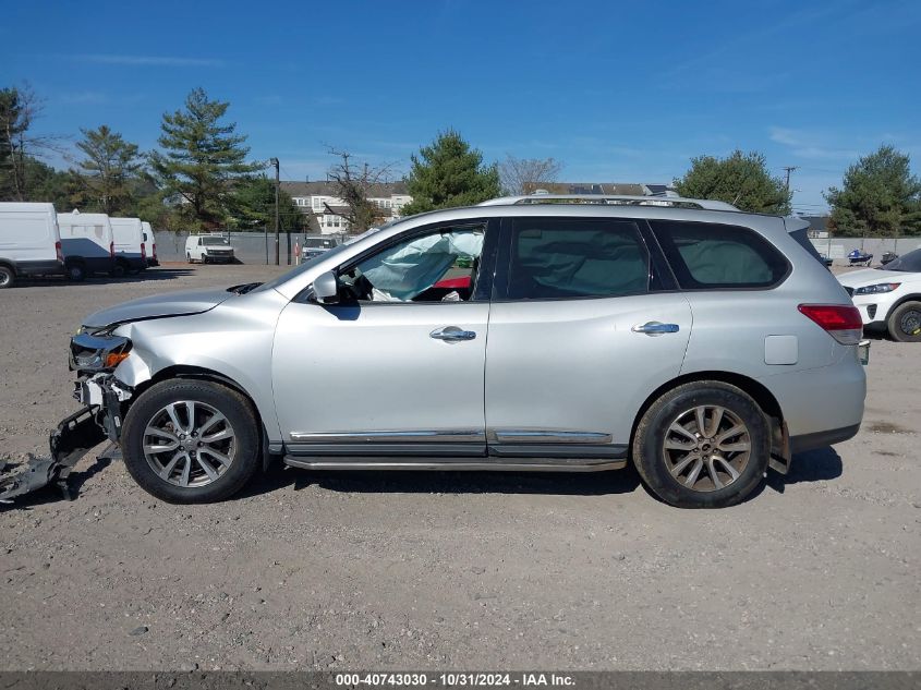 2015 Nissan Pathfinder Sl VIN: 5N1AR2MM7FC671767 Lot: 40743030