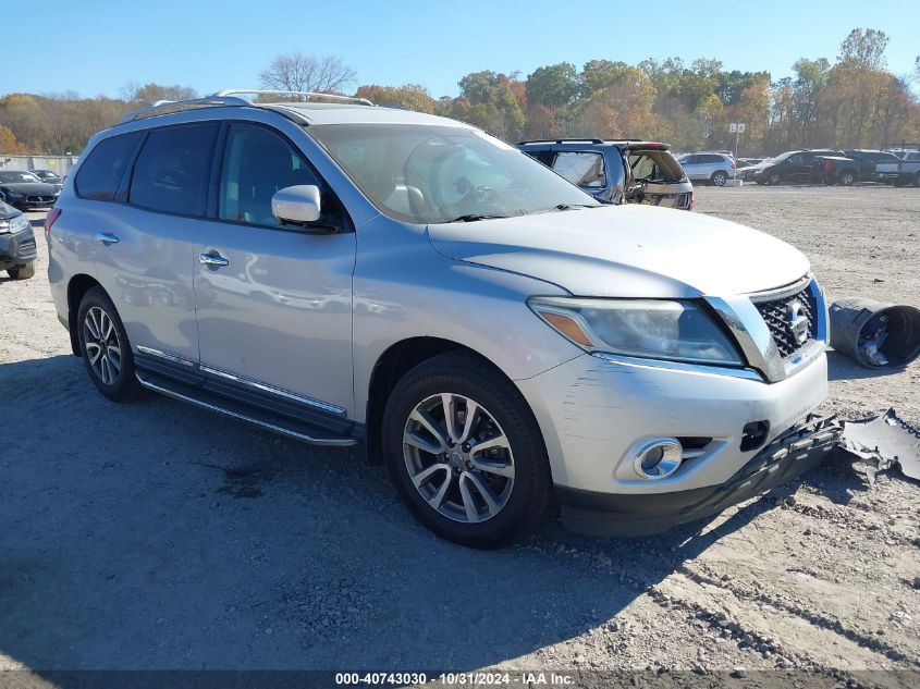 2015 Nissan Pathfinder Sl VIN: 5N1AR2MM7FC671767 Lot: 40743030