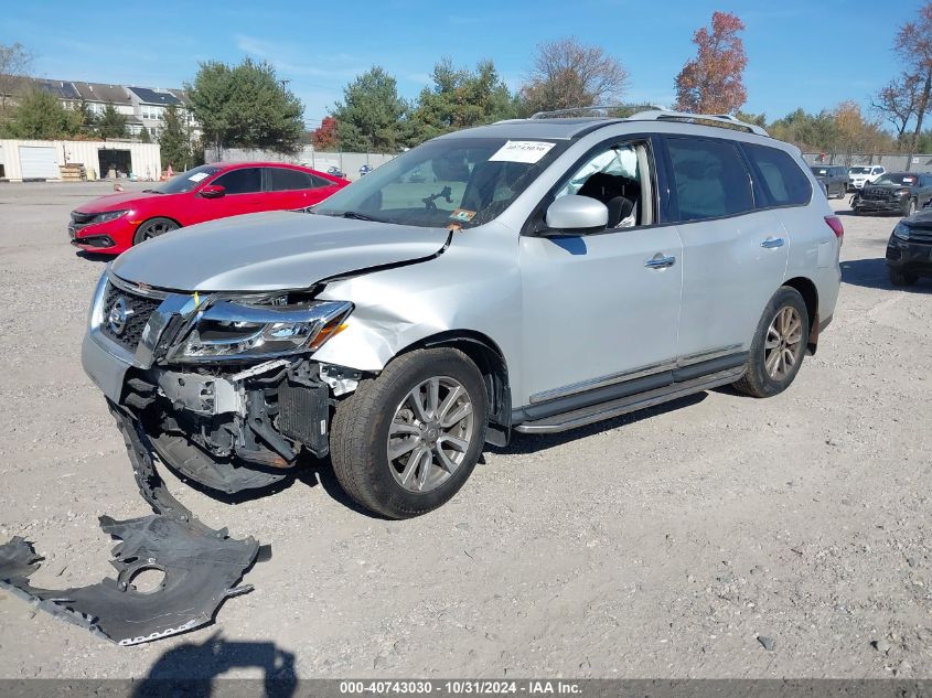 2015 Nissan Pathfinder Sl VIN: 5N1AR2MM7FC671767 Lot: 40743030