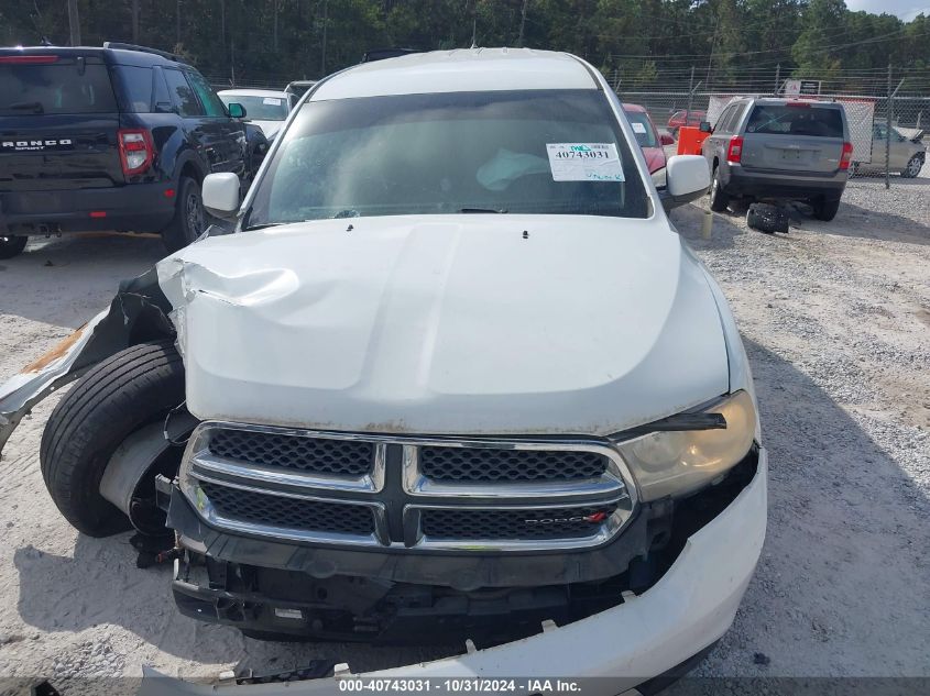 2013 Dodge Durango Sxt VIN: 1C4RDJAG5DC681628 Lot: 40743031