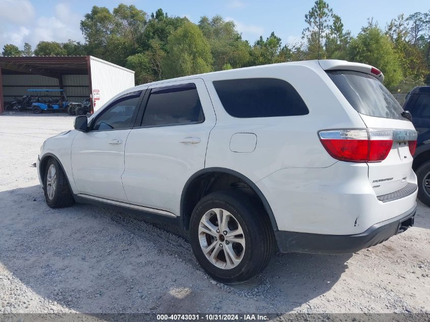 2013 Dodge Durango Sxt VIN: 1C4RDJAG5DC681628 Lot: 40743031