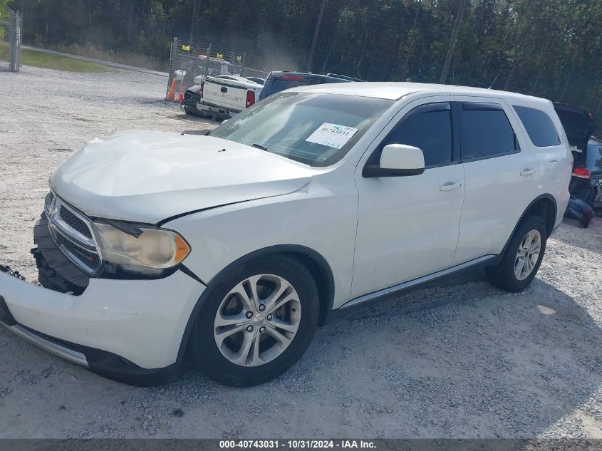 2013 Dodge Durango Sxt VIN: 1C4RDJAG5DC681628 Lot: 40743031