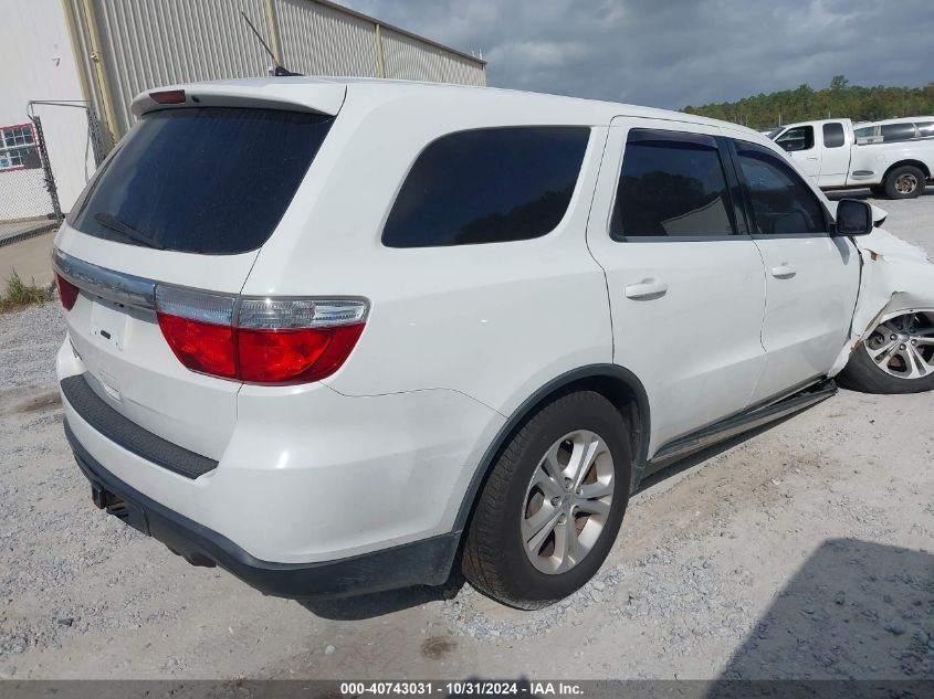 2013 Dodge Durango Sxt VIN: 1C4RDJAG5DC681628 Lot: 40743031