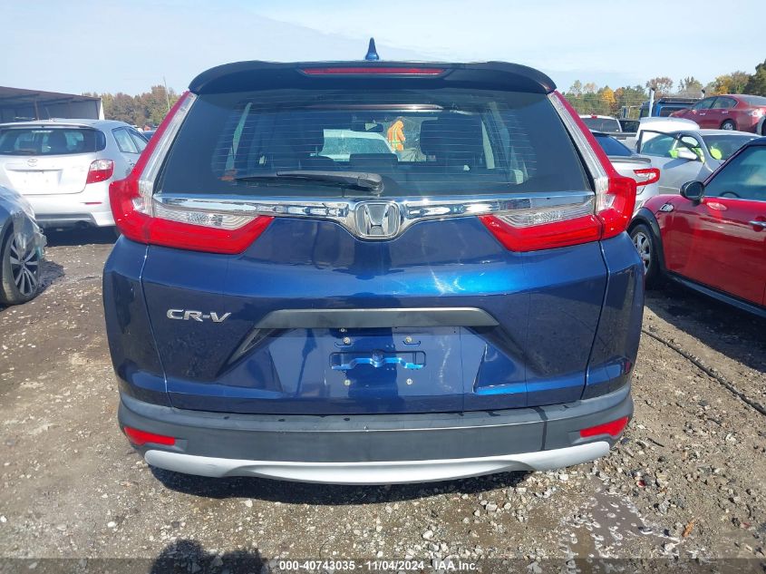 2018 Honda Cr-V Lx VIN: 2HKRW5H34JH407177 Lot: 40743035