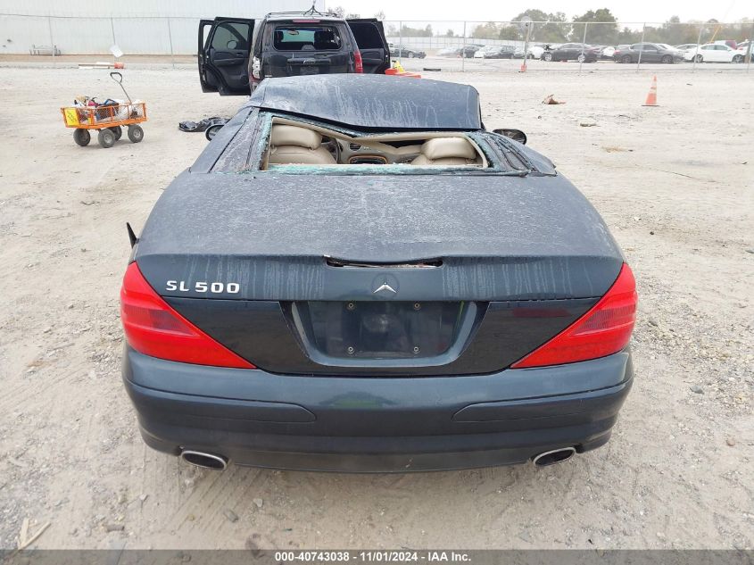 2004 Mercedes-Benz Sl 500 VIN: WDBSK75F54F080566 Lot: 40743038