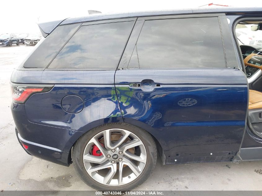 2021 Land Rover Range Rover Sport Hse Dynamic VIN: SALWR2SE7MA770872 Lot: 40743046