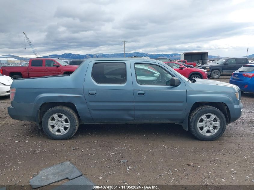 2006 Honda Ridgeline Rts VIN: 2HJYK16476H549403 Lot: 40743051