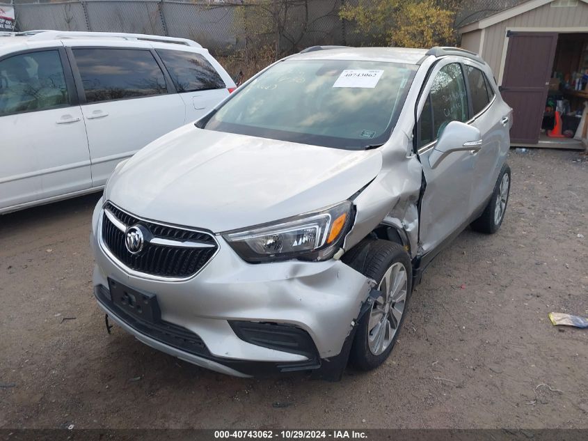 2017 Buick Encore Preferred VIN: KL4CJESB0HB192844 Lot: 40743062