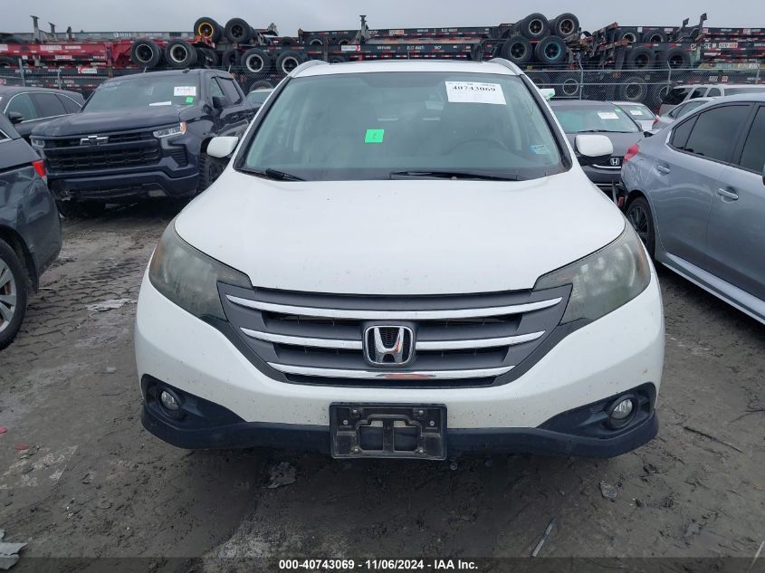 2013 Honda Cr-V Ex-L VIN: 5J6RM3H77DL042792 Lot: 40743069